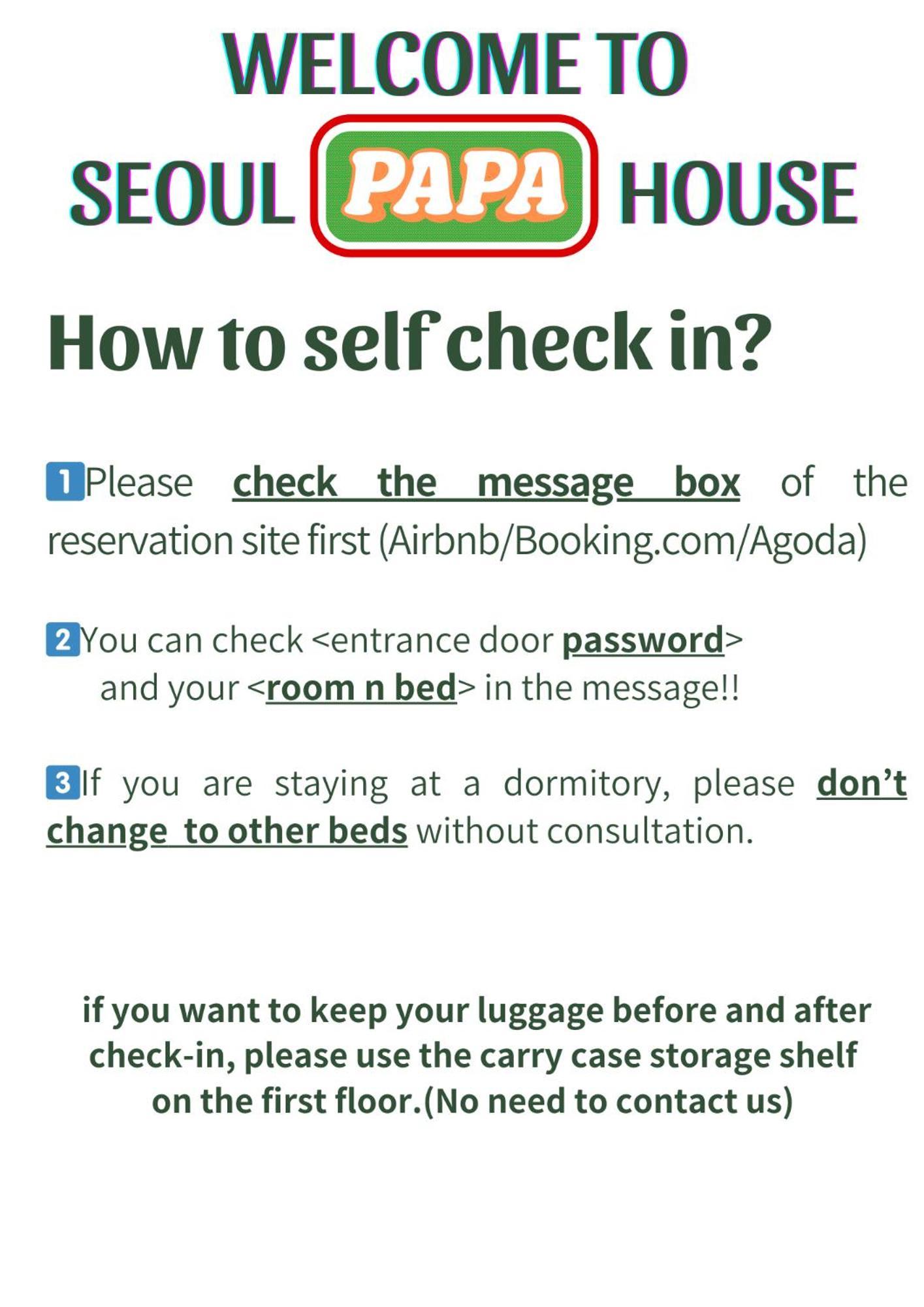 Seoul Papa Guesthouse Exterior photo